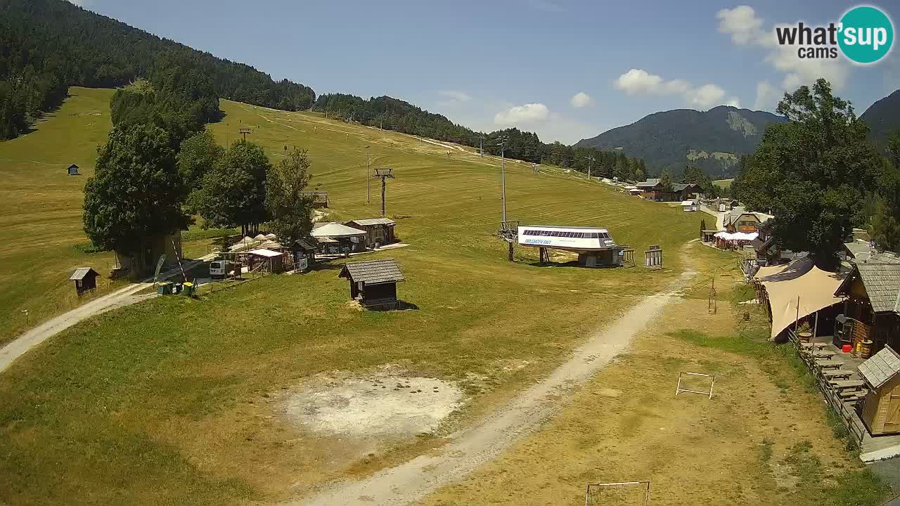SKI Kranjska Gora webcam – Spiaggia – Piste Kekec e Mojca