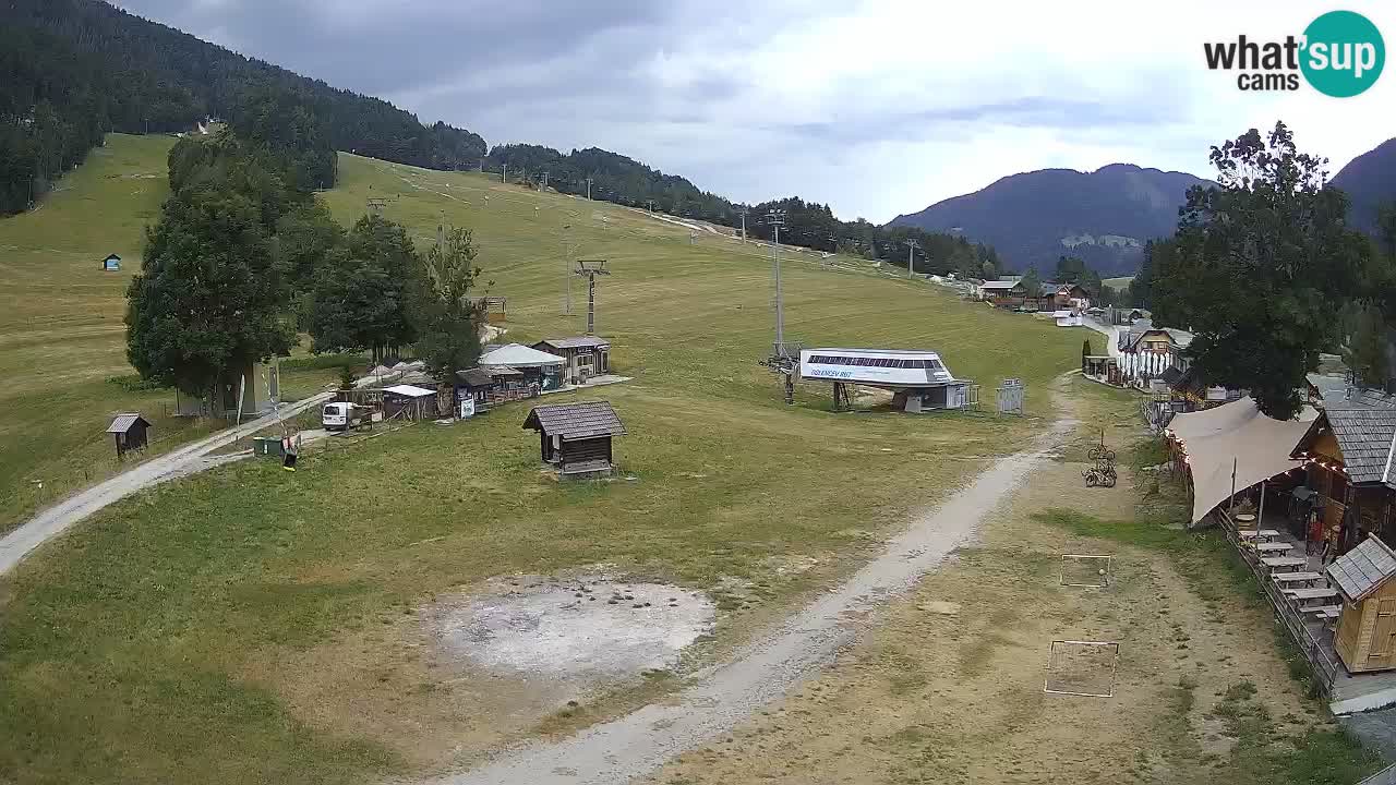 Kranjska Gora kamera Plaža – center dogajanja