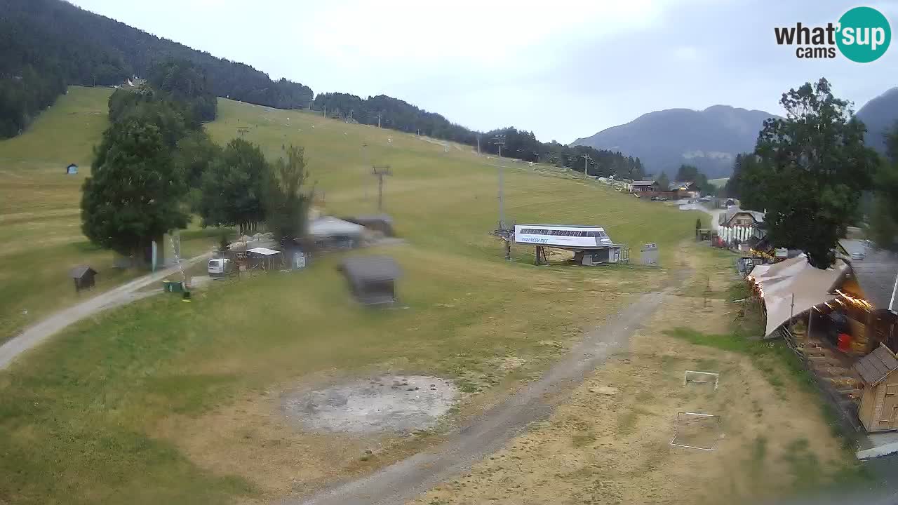 SKI Kranjska Gora webcam – Spiaggia – Piste Kekec e Mojca