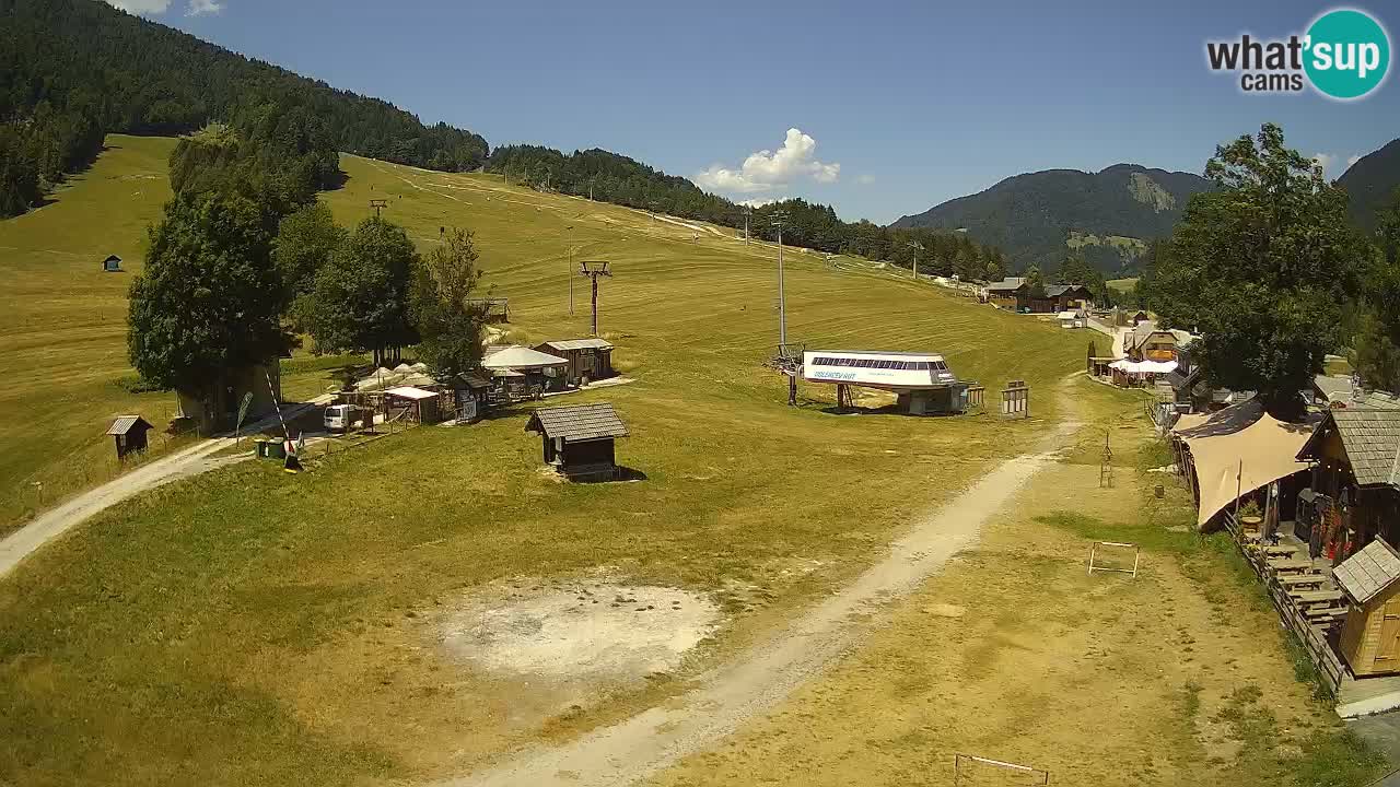 SKI Kranjska Gora webcam – Spiaggia – Piste Kekec e Mojca