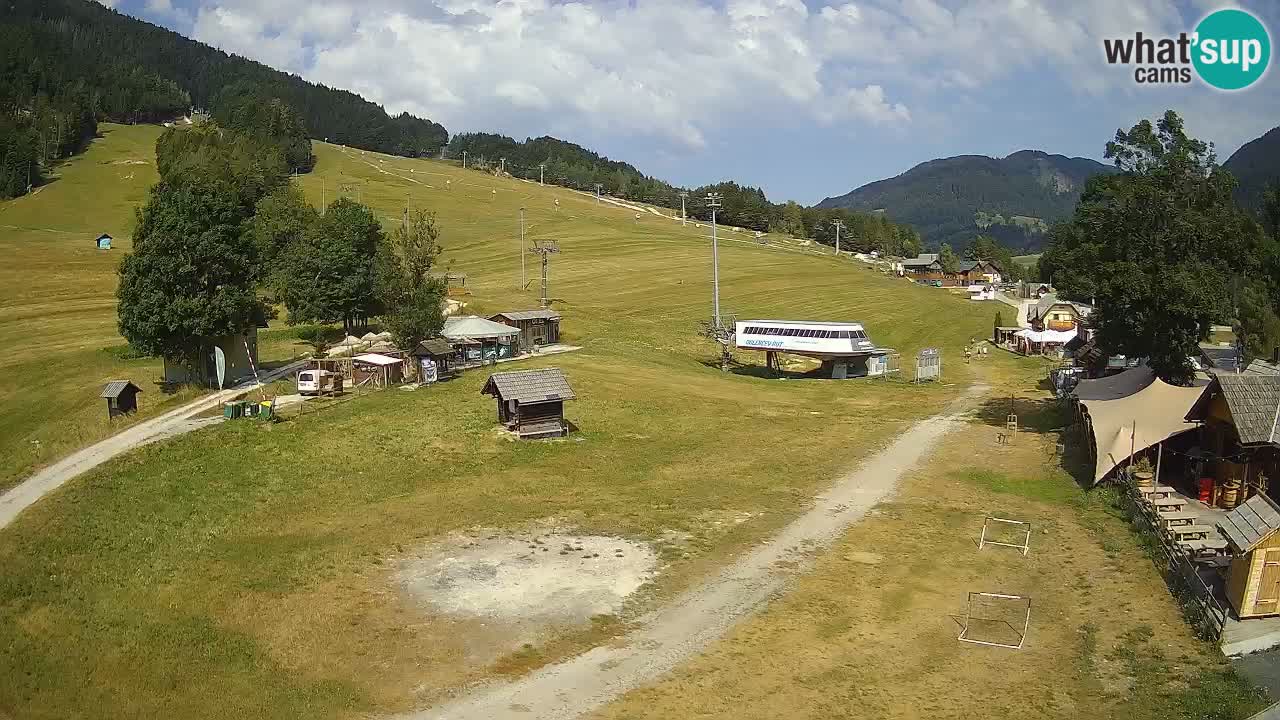 SKI Kranjska Gora webcam – Spiaggia – Piste Kekec e Mojca