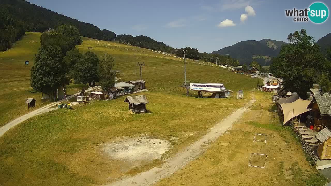 SKI Kranjska Gora webcam – Spiaggia – Piste Kekec e Mojca