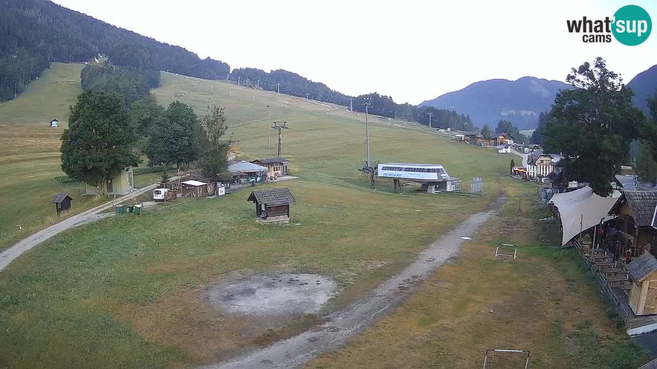 SKI Kranjska Gora webcam – Spiaggia – Piste Kekec e Mojca