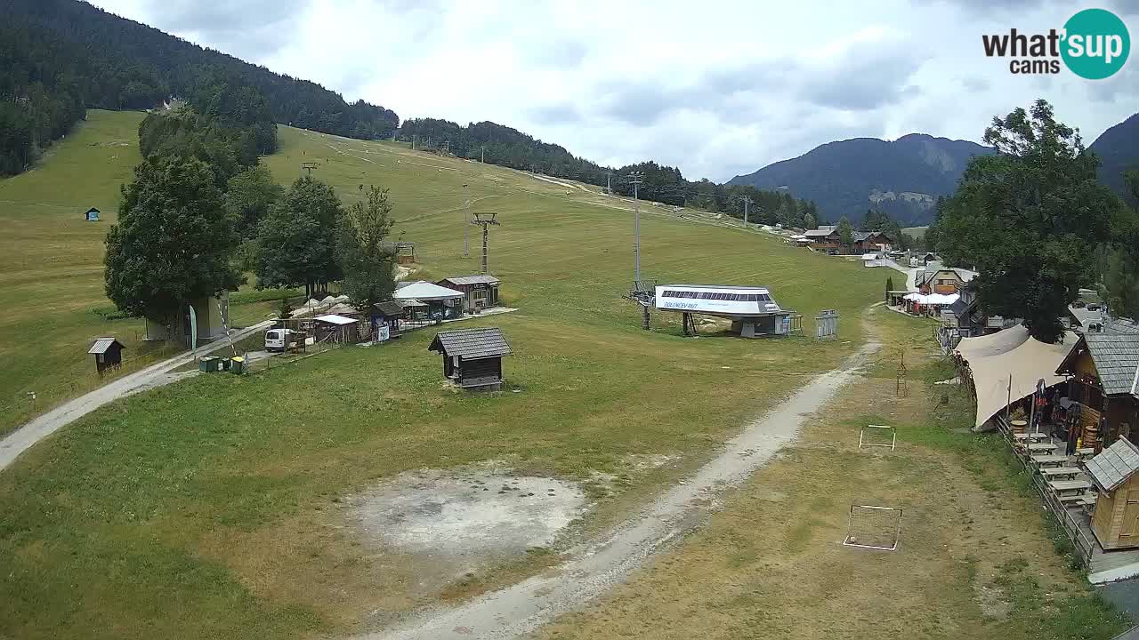 SKI Kranjska Gora webcam – Spiaggia – Piste Kekec e Mojca
