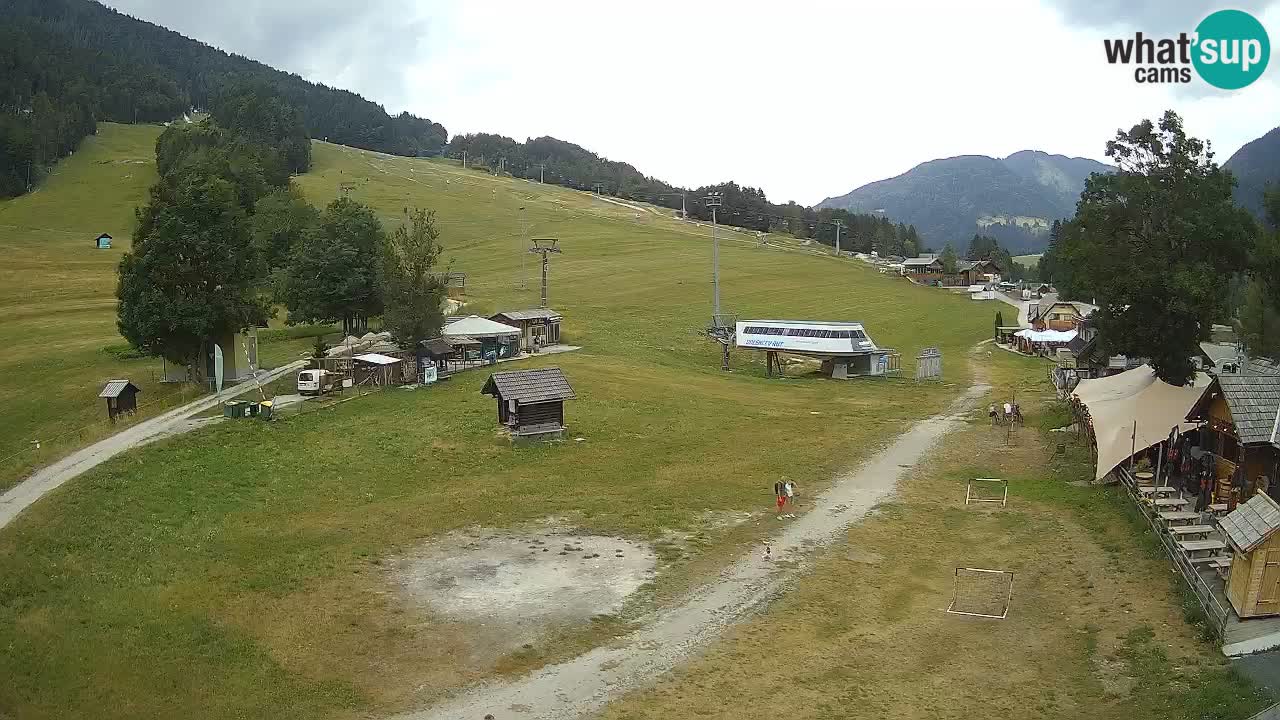 SKI Kranjska Gora webcam – Spiaggia – Piste Kekec e Mojca