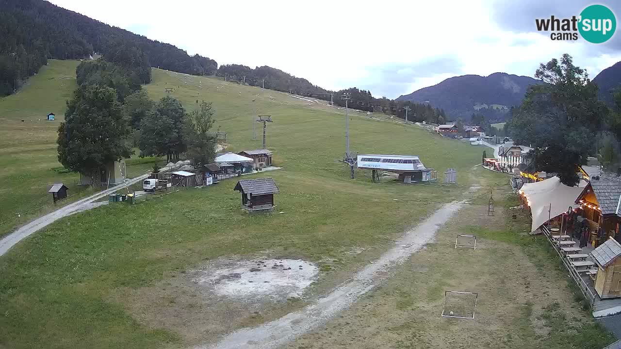 SKI Kranjska Gora webcam – Spiaggia – Piste Kekec e Mojca