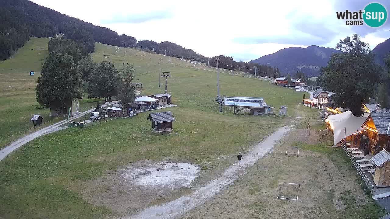 SKI Kranjska Gora webcam – Spiaggia – Piste Kekec e Mojca