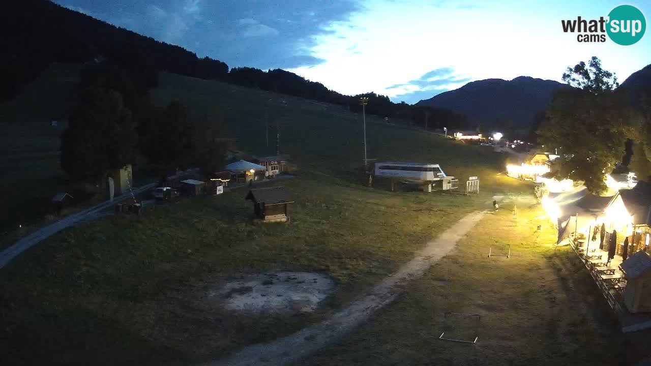 SKI Kranjska Gora webcam – Spiaggia – Piste Kekec e Mojca