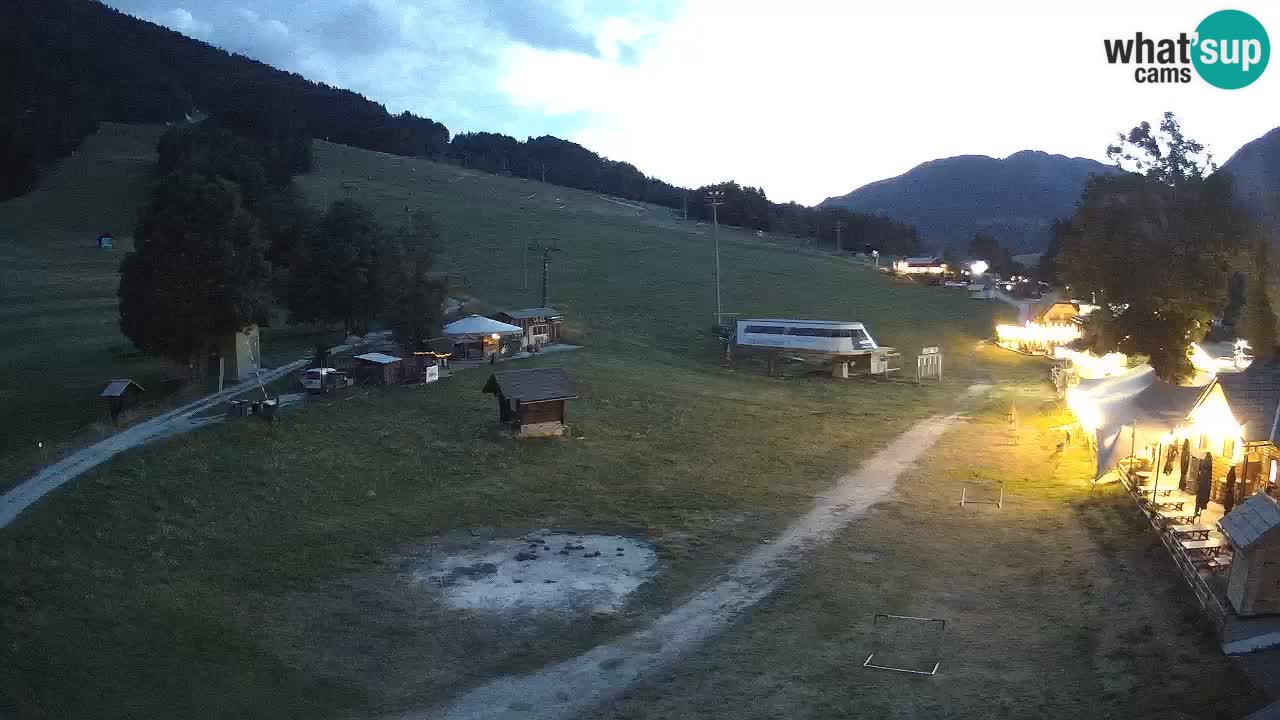 SKI Kranjska Gora webcam – Spiaggia – Piste Kekec e Mojca