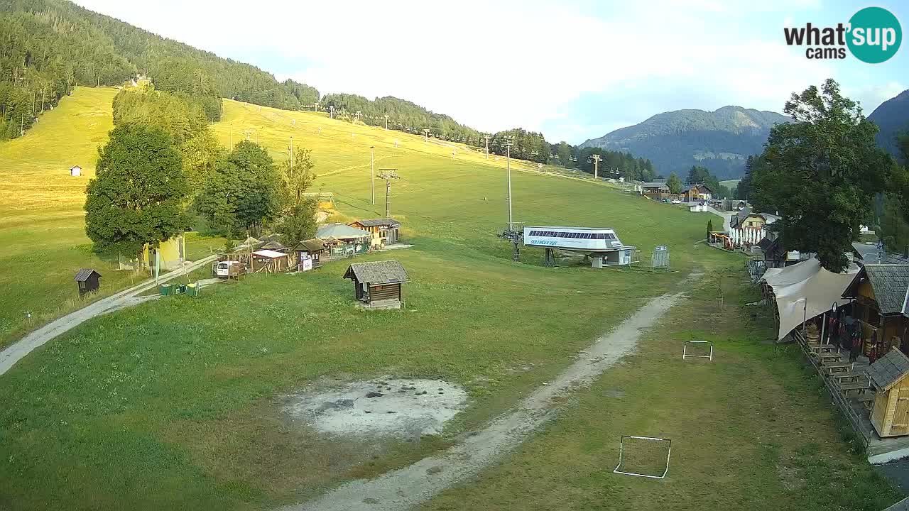 SKI Kranjska Gora webcam – Spiaggia – Piste Kekec e Mojca