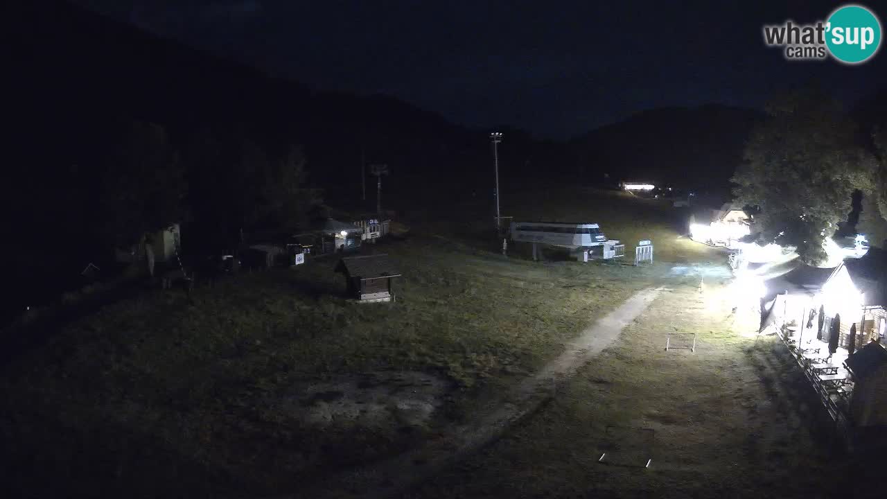 SKI Kranjska Gora webcam – Spiaggia – Piste Kekec e Mojca