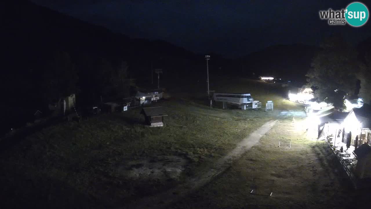 SKI Kranjska Gora webcam – Spiaggia – Piste Kekec e Mojca