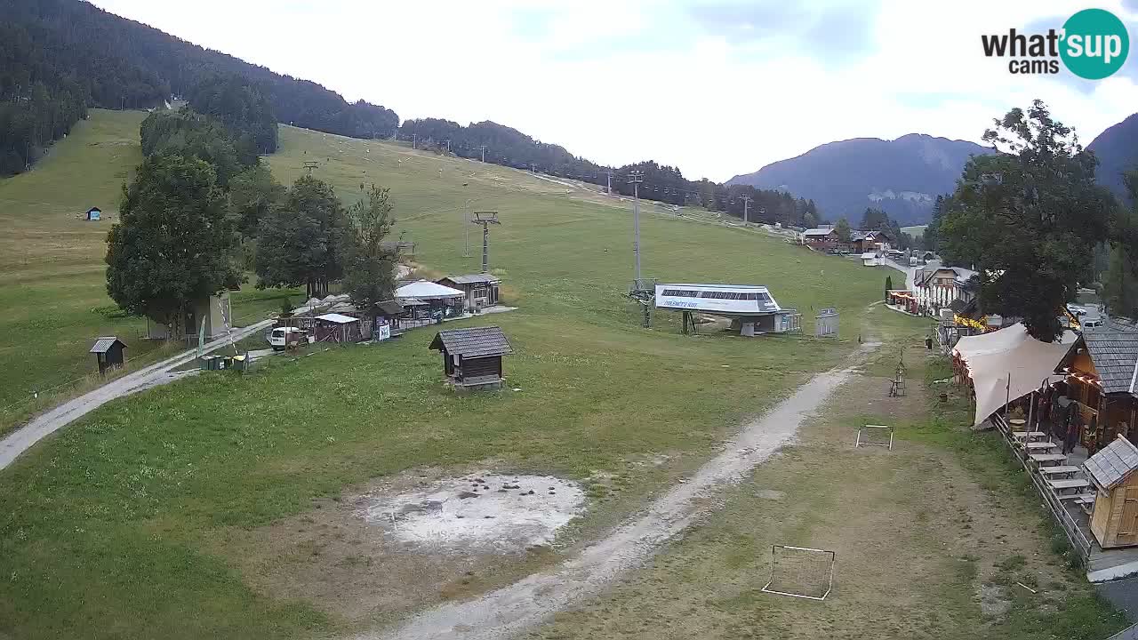 SKI Kranjska Gora webcam – Spiaggia – Piste Kekec e Mojca