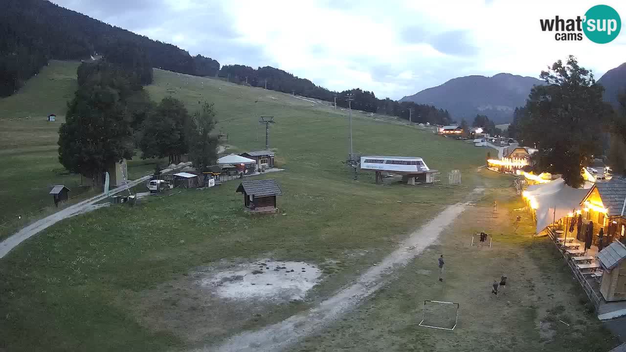 SKI Kranjska Gora webcam – Spiaggia – Piste Kekec e Mojca