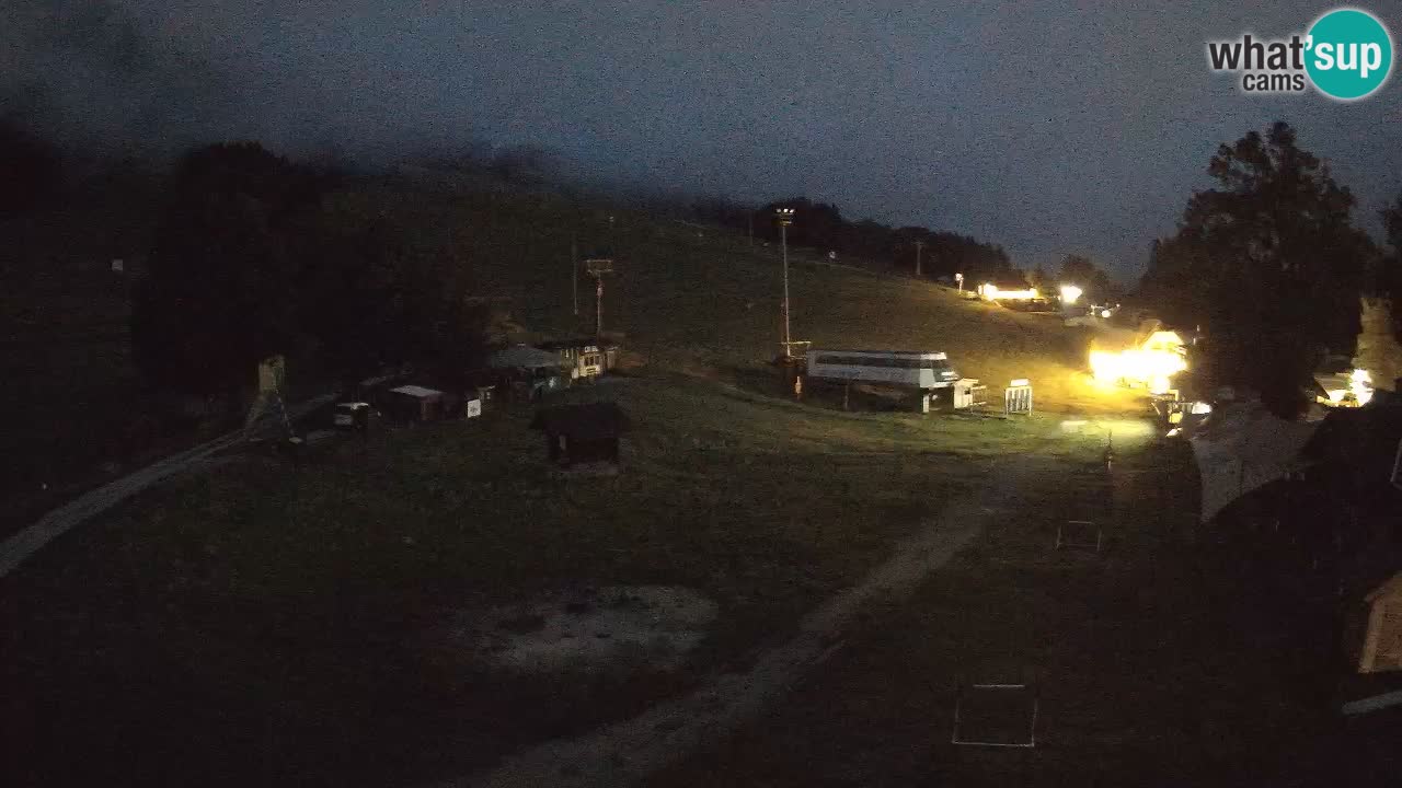 Kranjska Gora kamera Plaža – center dogajanja