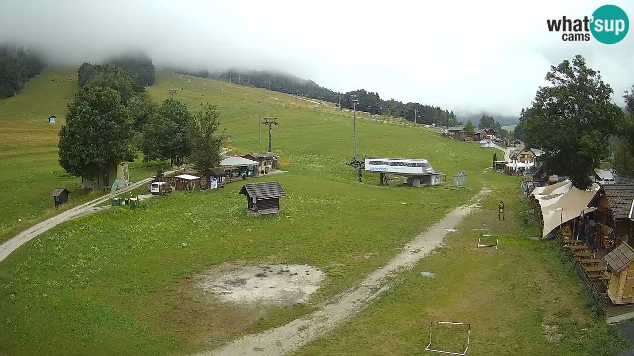 Kranjska Gora kamera Plaža – center dogajanja