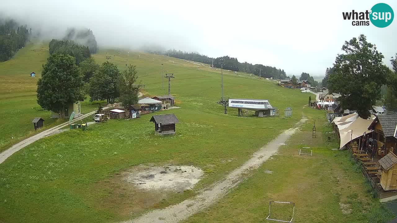 SKI Kranjska Gora webcam – Spiaggia – Piste Kekec e Mojca