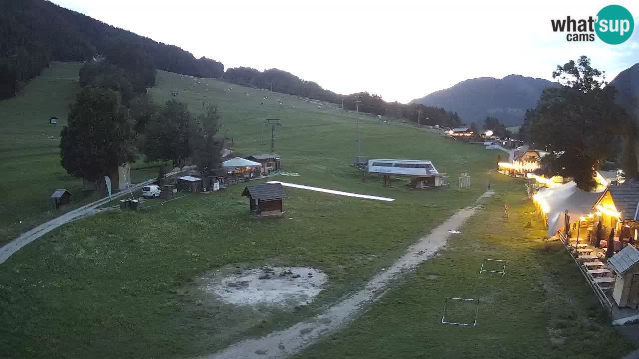 SKI Kranjska Gora webcam – Spiaggia – Piste Kekec e Mojca