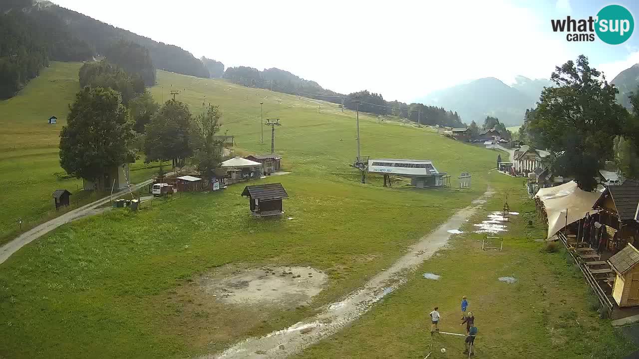SKI Kranjska Gora webcam – Spiaggia – Piste Kekec e Mojca