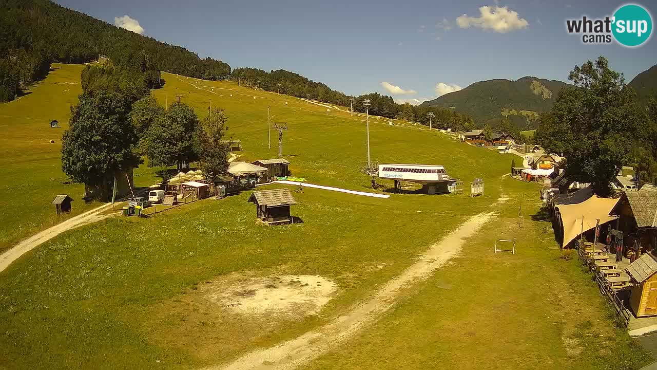 SKI Kranjska Gora webcam – Spiaggia – Piste Kekec e Mojca