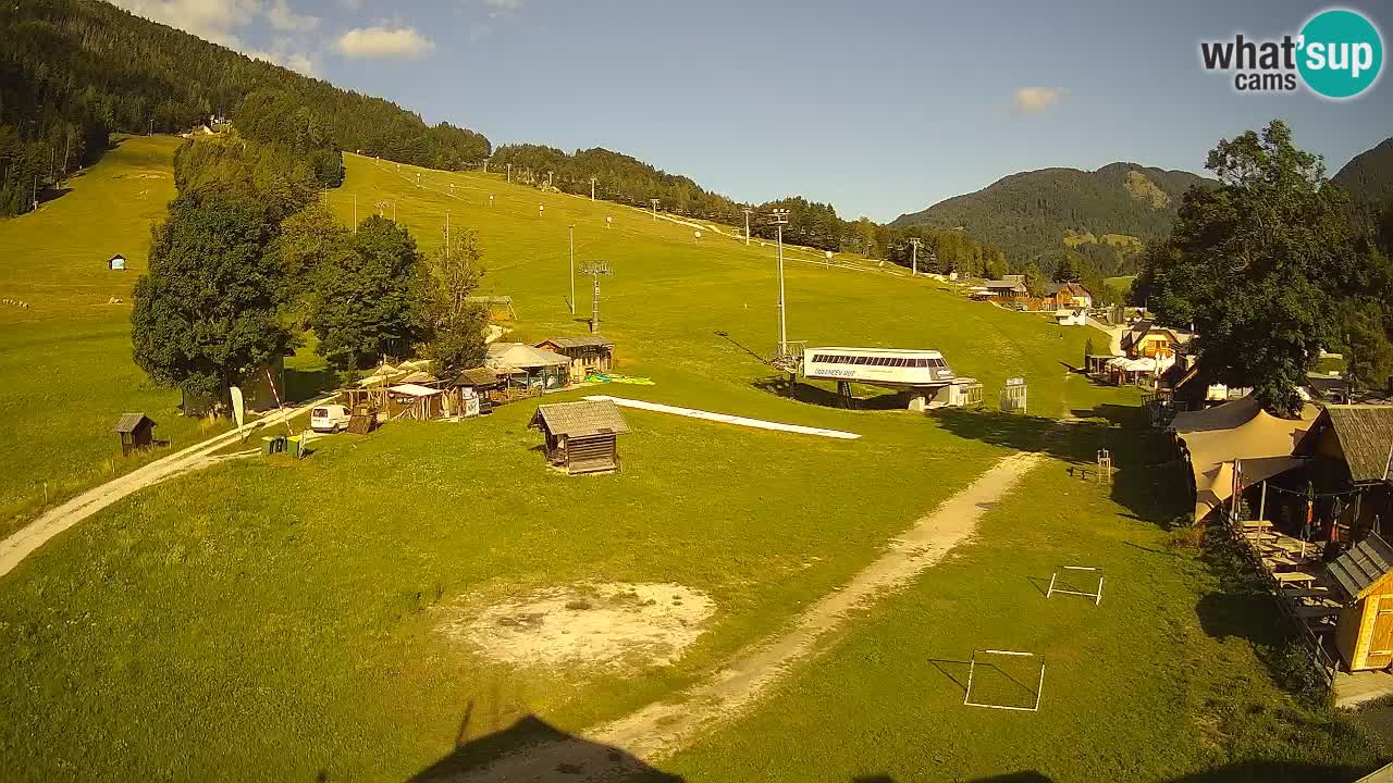 SKI Kranjska Gora webcam – Spiaggia – Piste Kekec e Mojca
