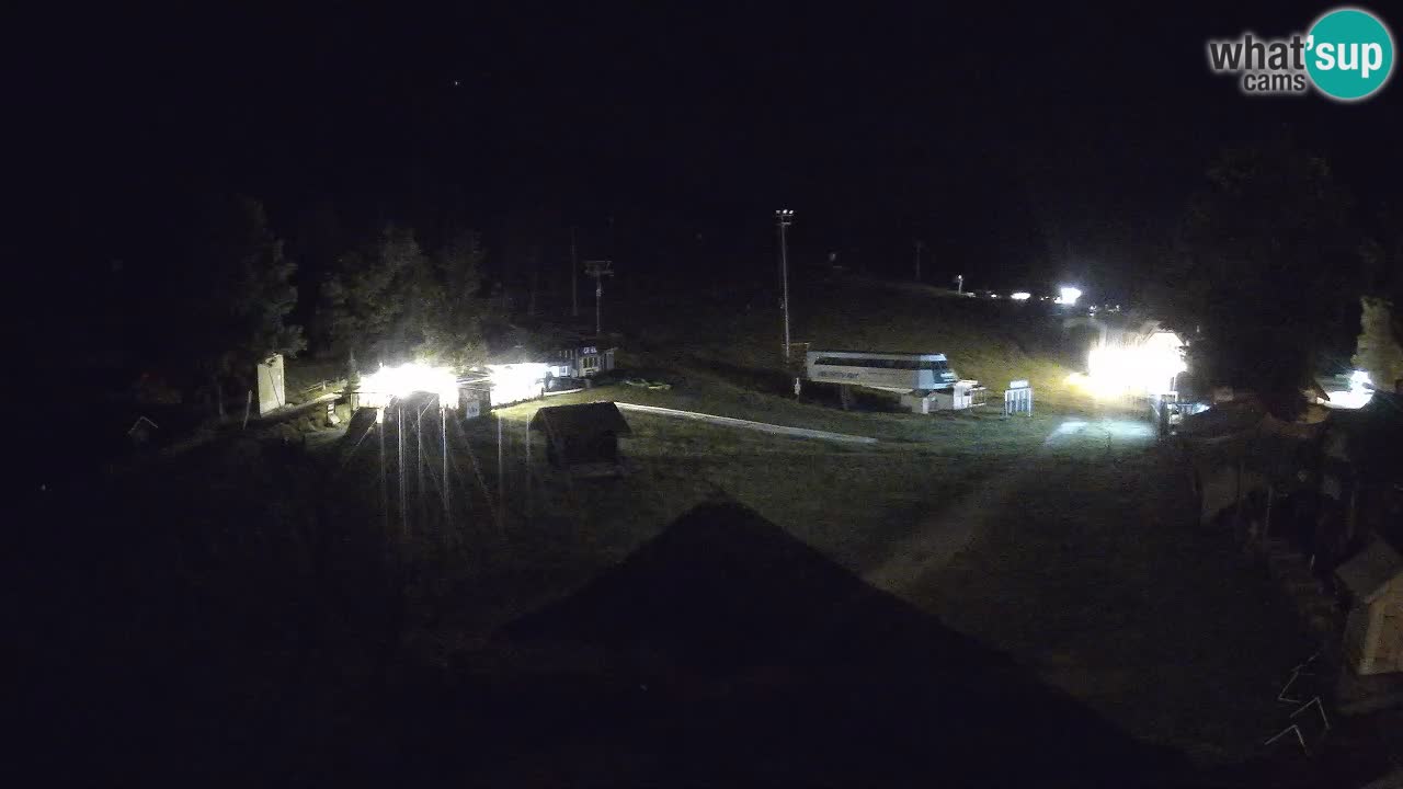 Kranjska Gora kamera Plaža – center dogajanja