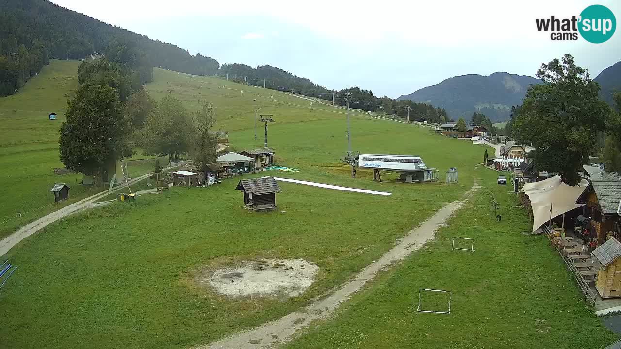 SKI Kranjska Gora webcam – Spiaggia – Piste Kekec e Mojca
