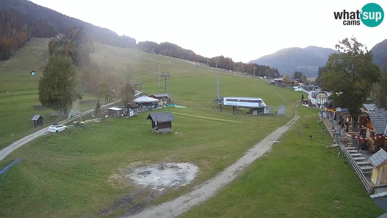 SKI Kranjska Gora webcam – Spiaggia – Piste Kekec e Mojca