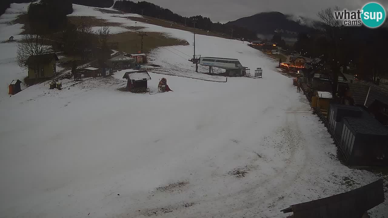 Kranjska Gora kamera Plaža – center dogajanja