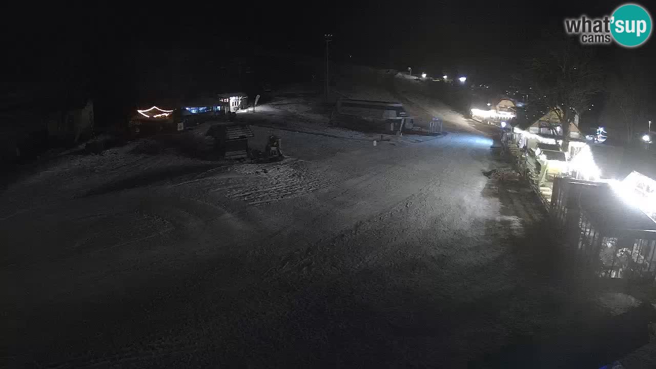 SKI Kranjska Gora webcam – Spiaggia – Piste Kekec e Mojca