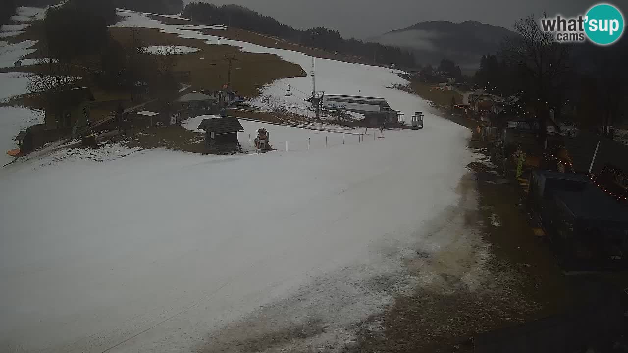 SKI Kranjska Gora webcam – Spiaggia – Piste Kekec e Mojca