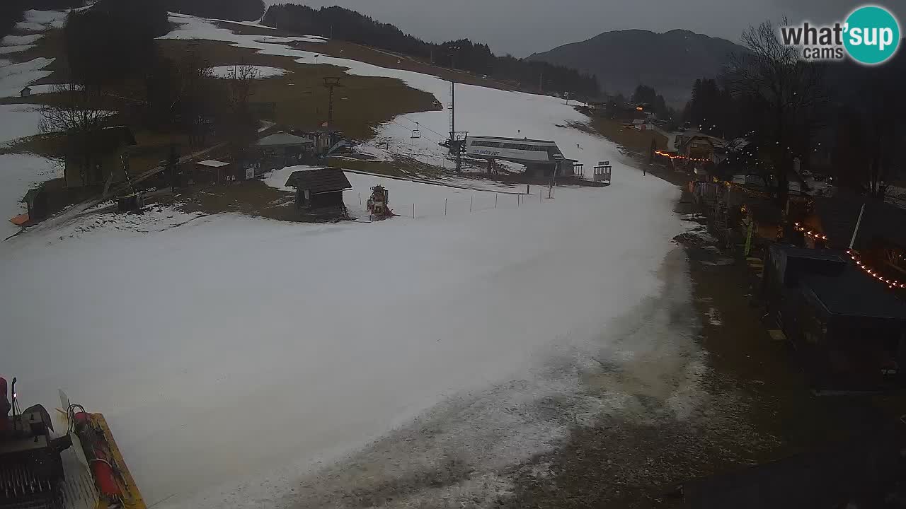 Kranjska Gora kamera Plaža – center dogajanja