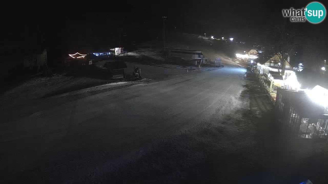 SKI Kranjska Gora webcam – Spiaggia – Piste Kekec e Mojca