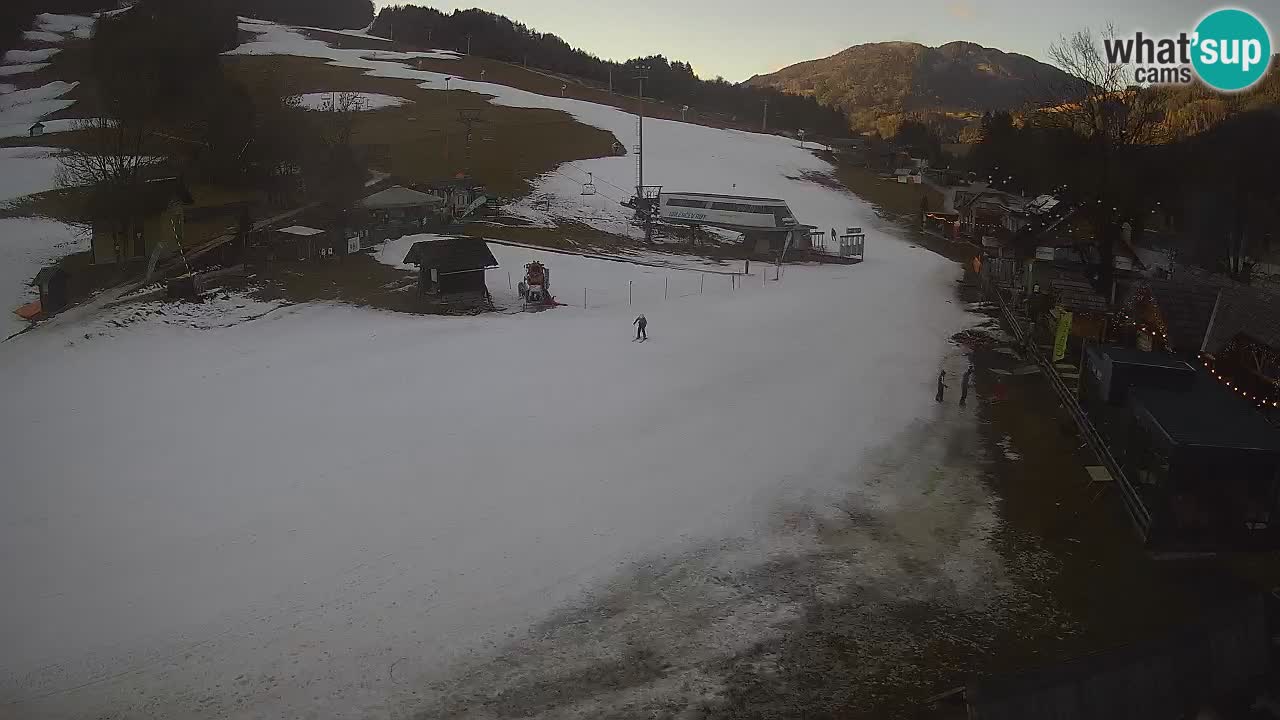 SKI Kranjska Gora webcam – Spiaggia – Piste Kekec e Mojca