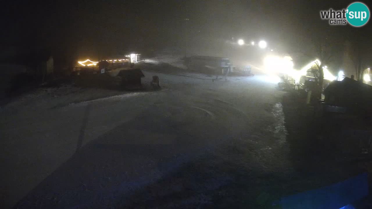 SKI Kranjska Gora webcam – Spiaggia – Piste Kekec e Mojca