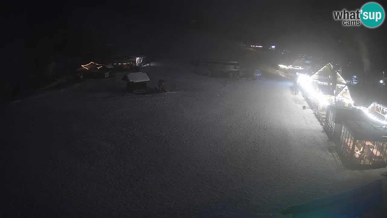 Kranjska Gora kamera Plaža – center dogajanja