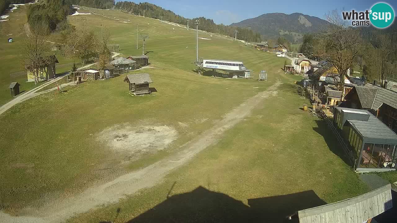 Kranjska Gora kamera Plaža – center dogajanja