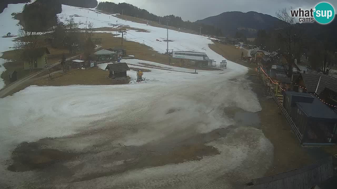 SKI Kranjska Gora webcam – Spiaggia – Piste Kekec e Mojca