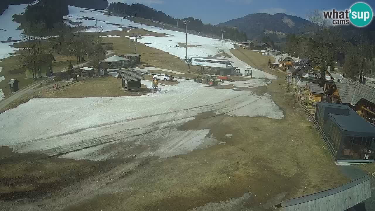 SKI Kranjska Gora webcam – Spiaggia – Piste Kekec e Mojca