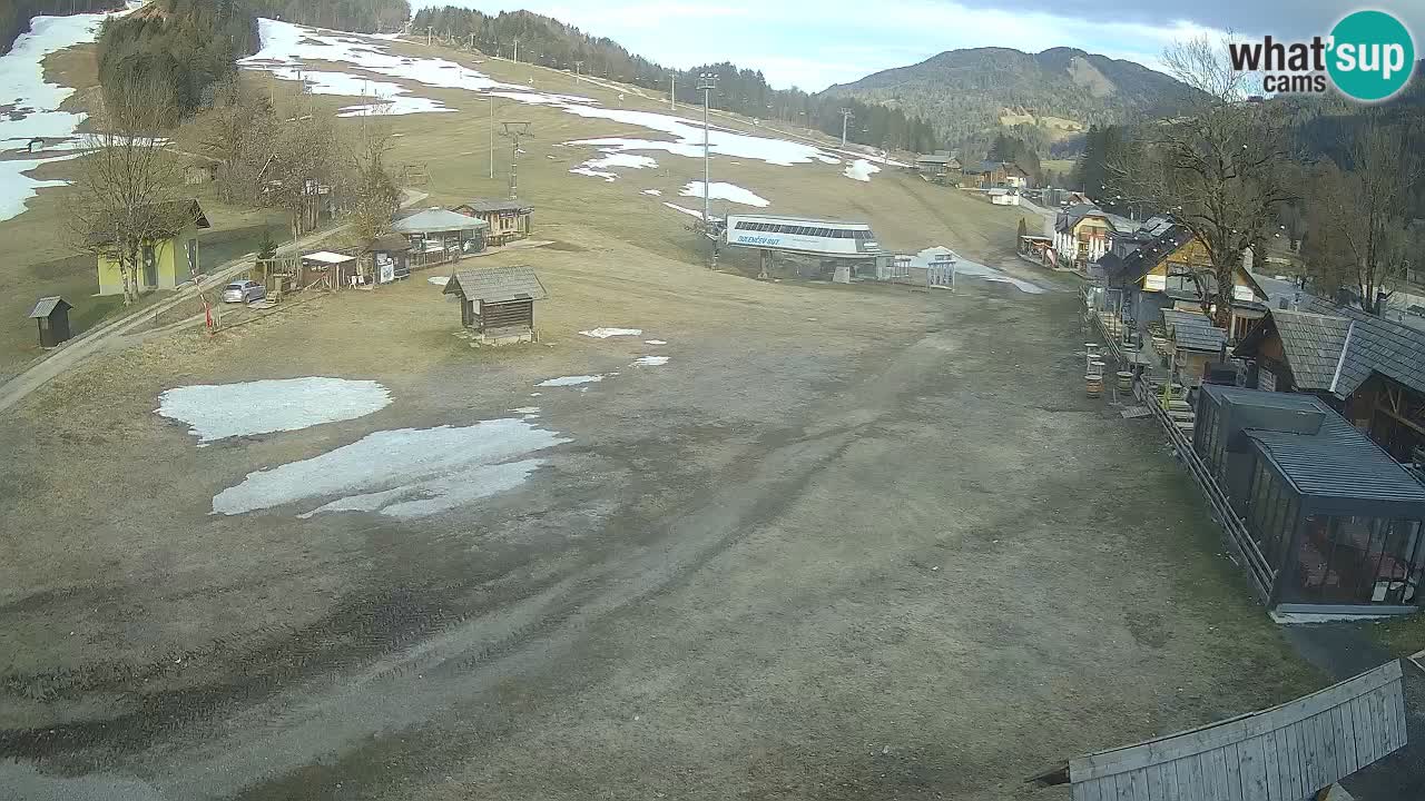 Kranjska Gora kamera Plaža – center dogajanja
