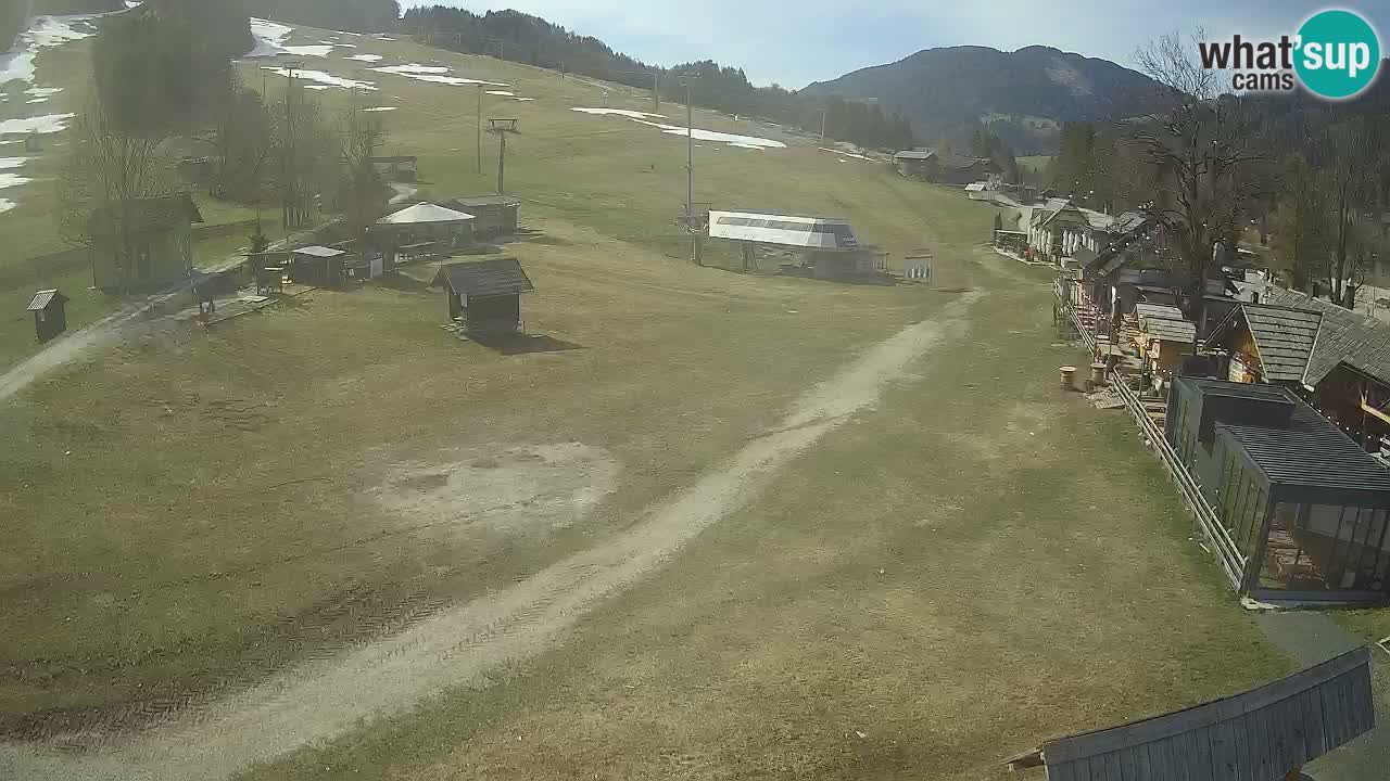 SKI Kranjska Gora webcam – Spiaggia – Piste Kekec e Mojca