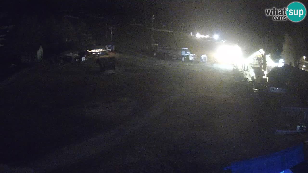 SKI Kranjska Gora webcam – Spiaggia – Piste Kekec e Mojca