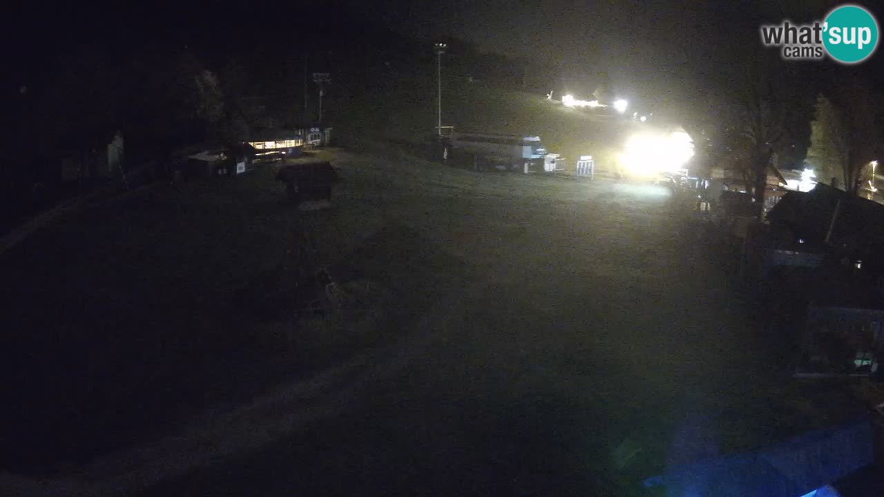 Kranjska Gora kamera Plaža – center dogajanja