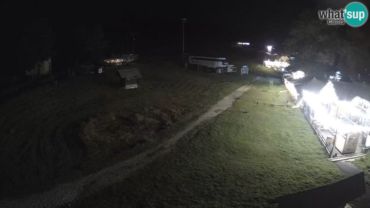 SKI Kranjska Gora webcam – Spiaggia – Piste Kekec e Mojca