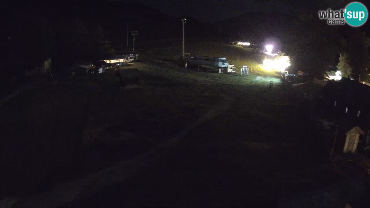 SKI Kranjska Gora webcam – Spiaggia – Piste Kekec e Mojca