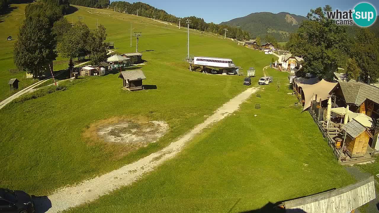 SKI Kranjska Gora webcam – Spiaggia – Piste Kekec e Mojca