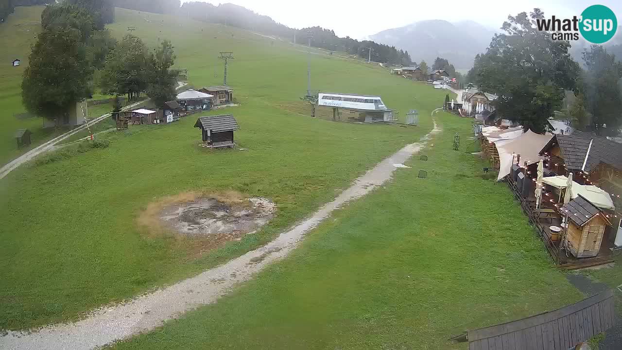 Kranjska Gora kamera Plaža – center dogajanja
