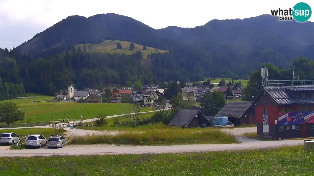 Spletna kamera Podkoren / Kranjska Gora – Poligon in ciljna strmina