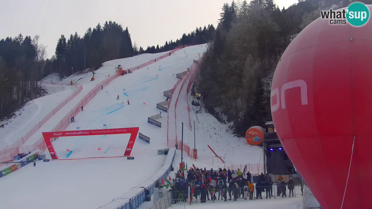 Podkoren Webcam Kranjska Gora | Finish of Giant slalom