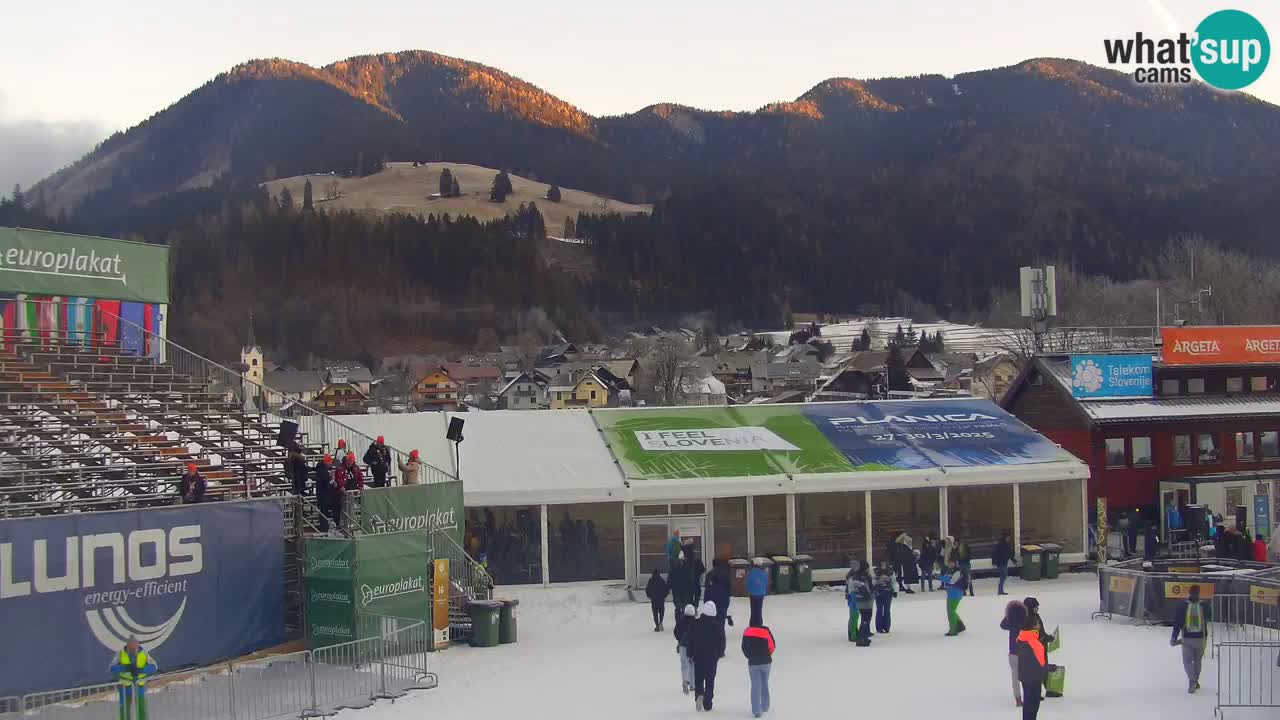 Podkoren Webcam Kranjska Gora | Finish of Giant slalom